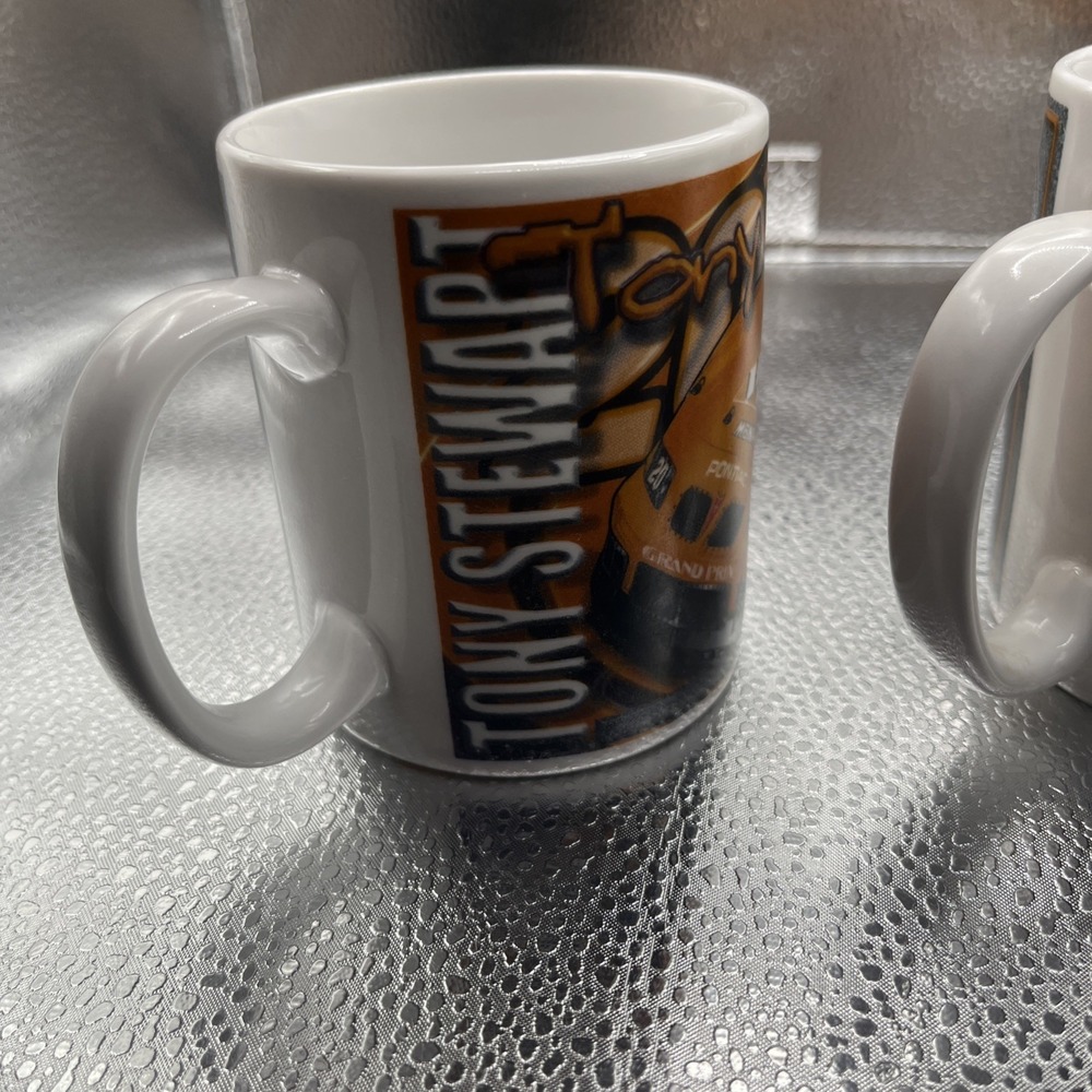 Lot Of 2 Tony Stewart Coffee Mugs Home Depot NASCAR #20 - Picture 9 of 16